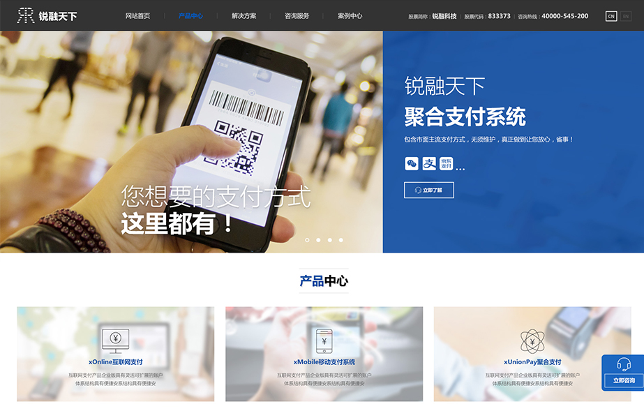 網(wǎng)站建設案例效果圖